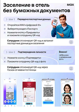 Заселение в отель без бумажных документов!